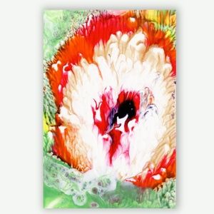 Original ACEO - Miniature Floral Painting - Blooming Magic 163